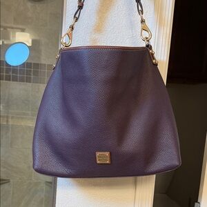 Dooney & Bourke Pebble Grain Extra Large Courtney Sac Color: Plum Wine